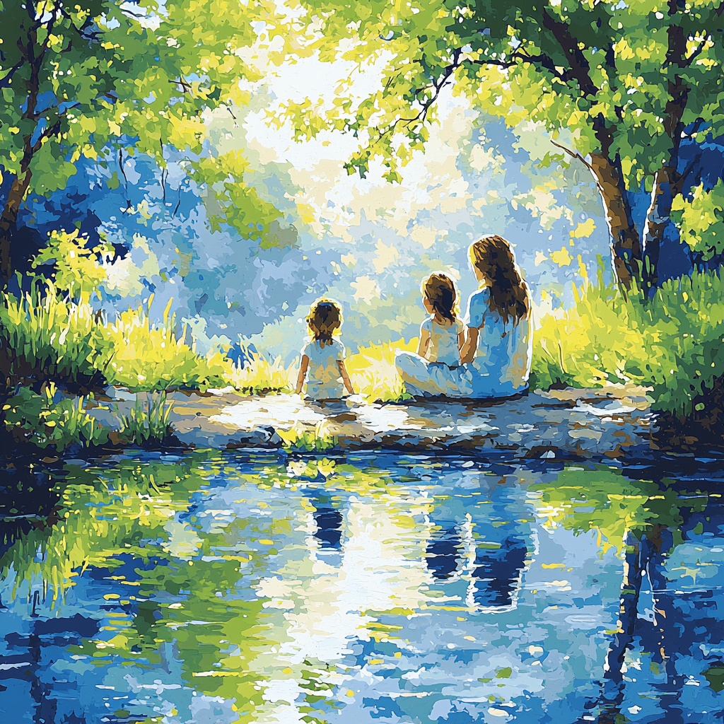 Reflections Of Maternal Love DIY Paint By Numbers