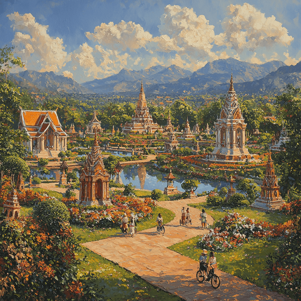 Ancient City - Samut Prakan Painting Number Kit