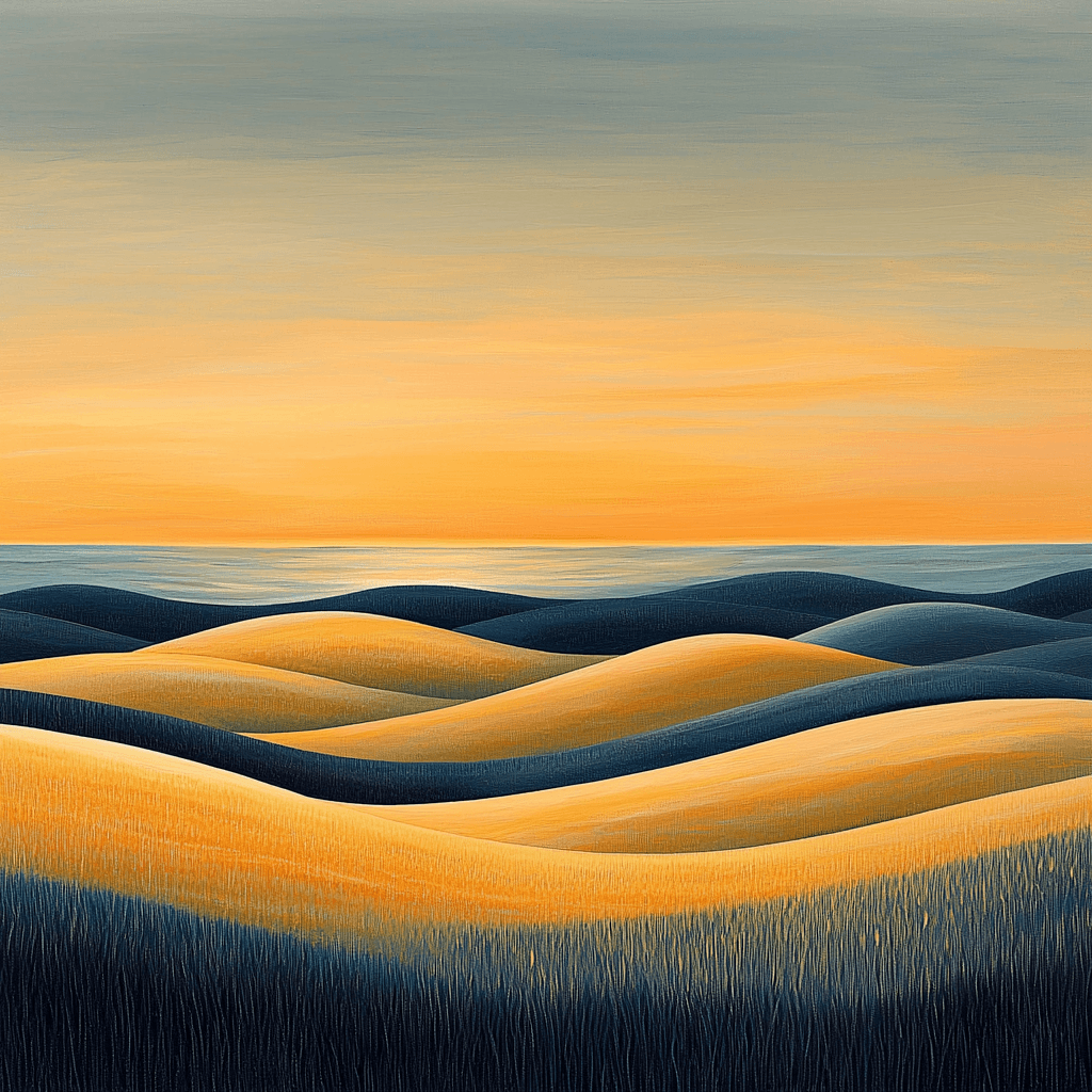 Nandalal Bose Inspired Mystical Dawn Over Fields Paint By Color