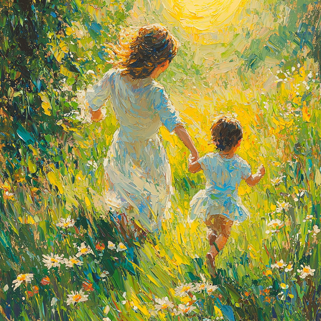 Summer Meadow Playtime Painting Number Kit