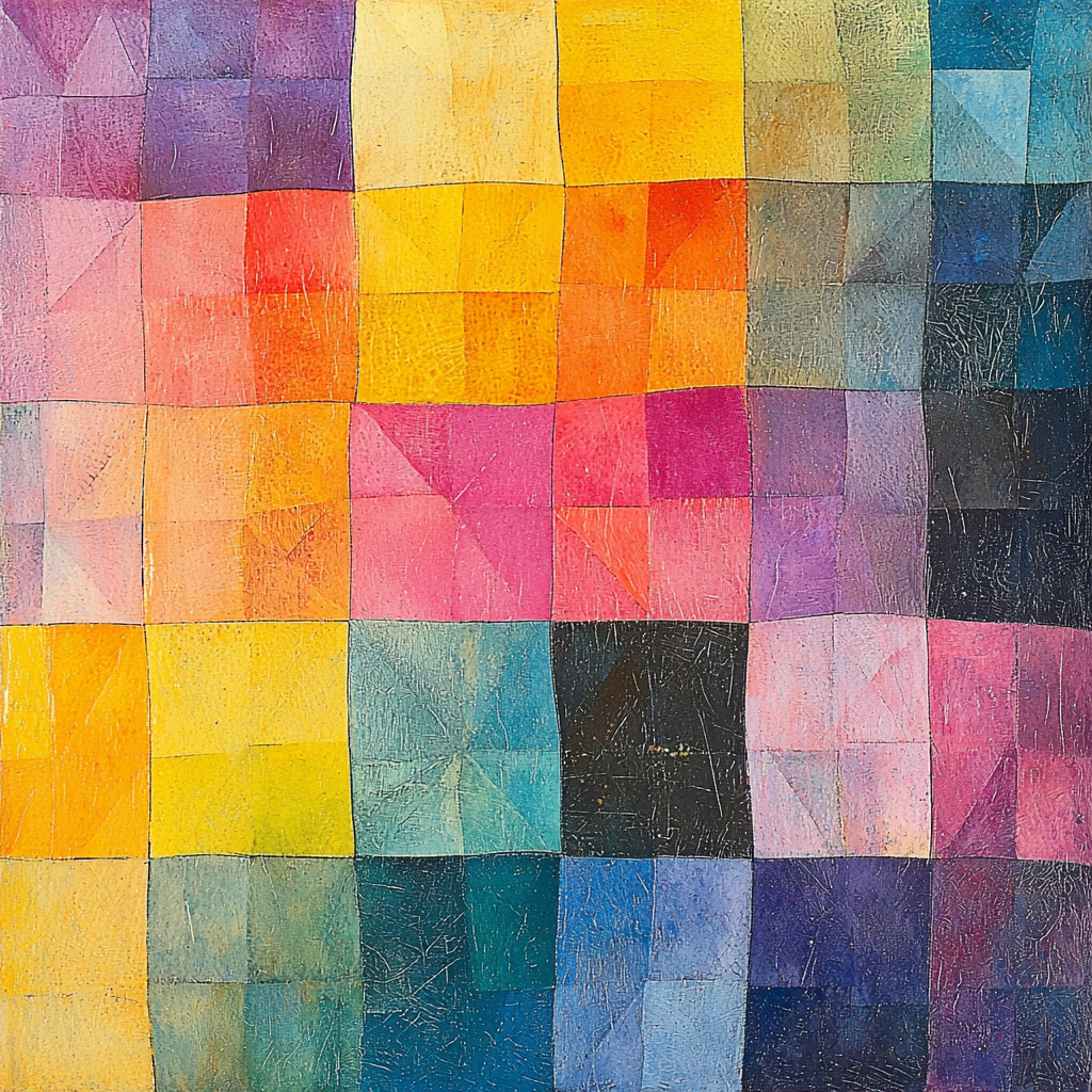 Paul Klee Inspired Symphonic Vibes Painting By Numbers Kit