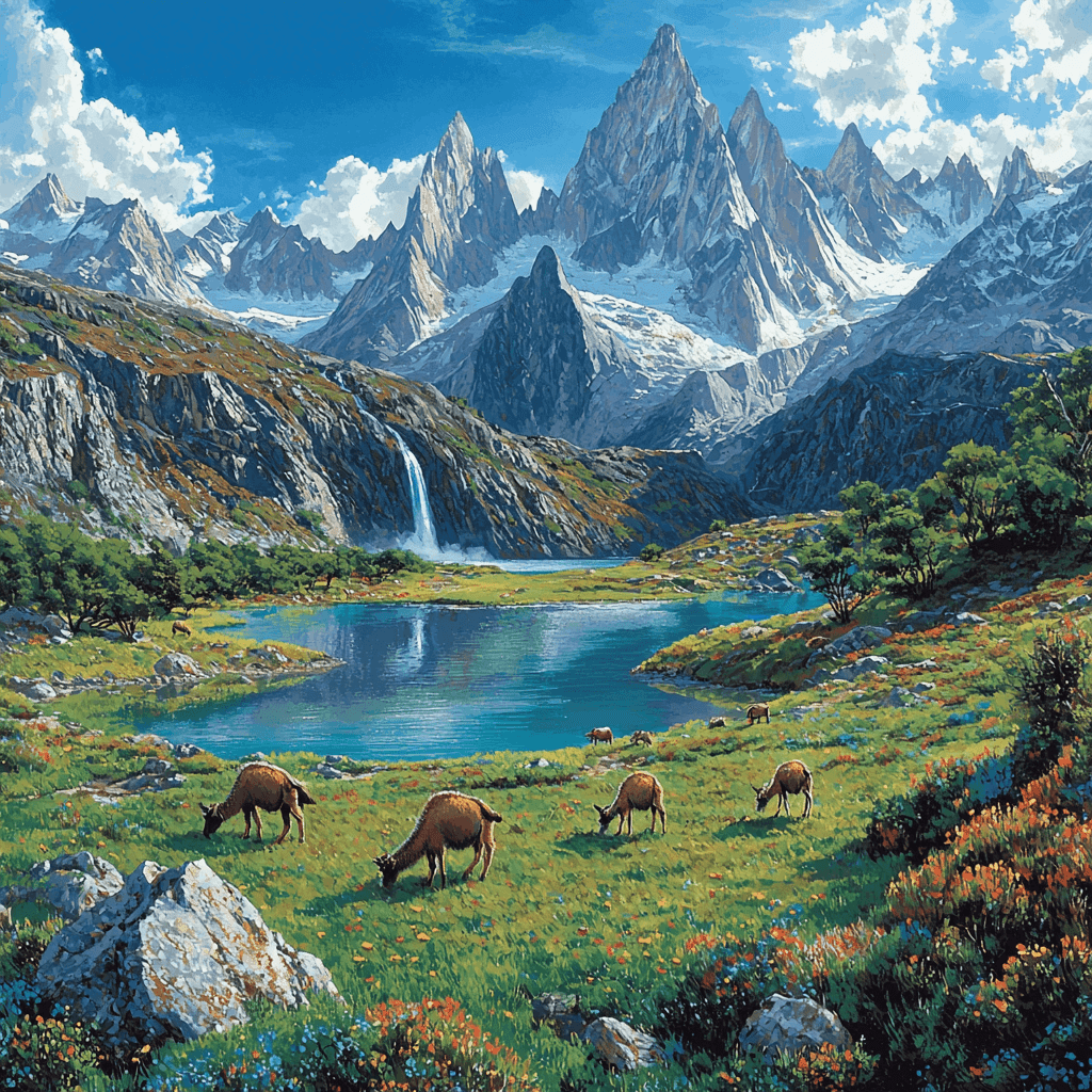 Torres Del Paine Paint By Color