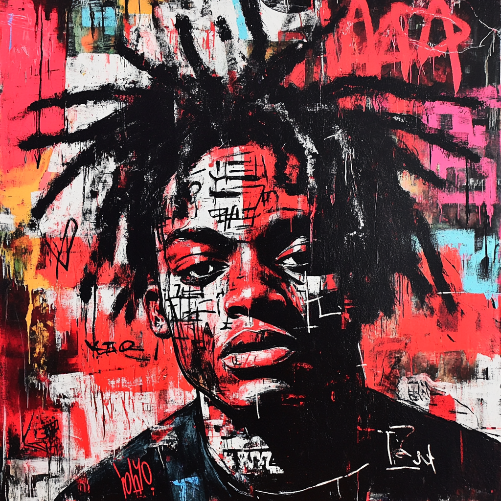 Jean-Michel Basquiat Inspired Urban Wildness painting number kit