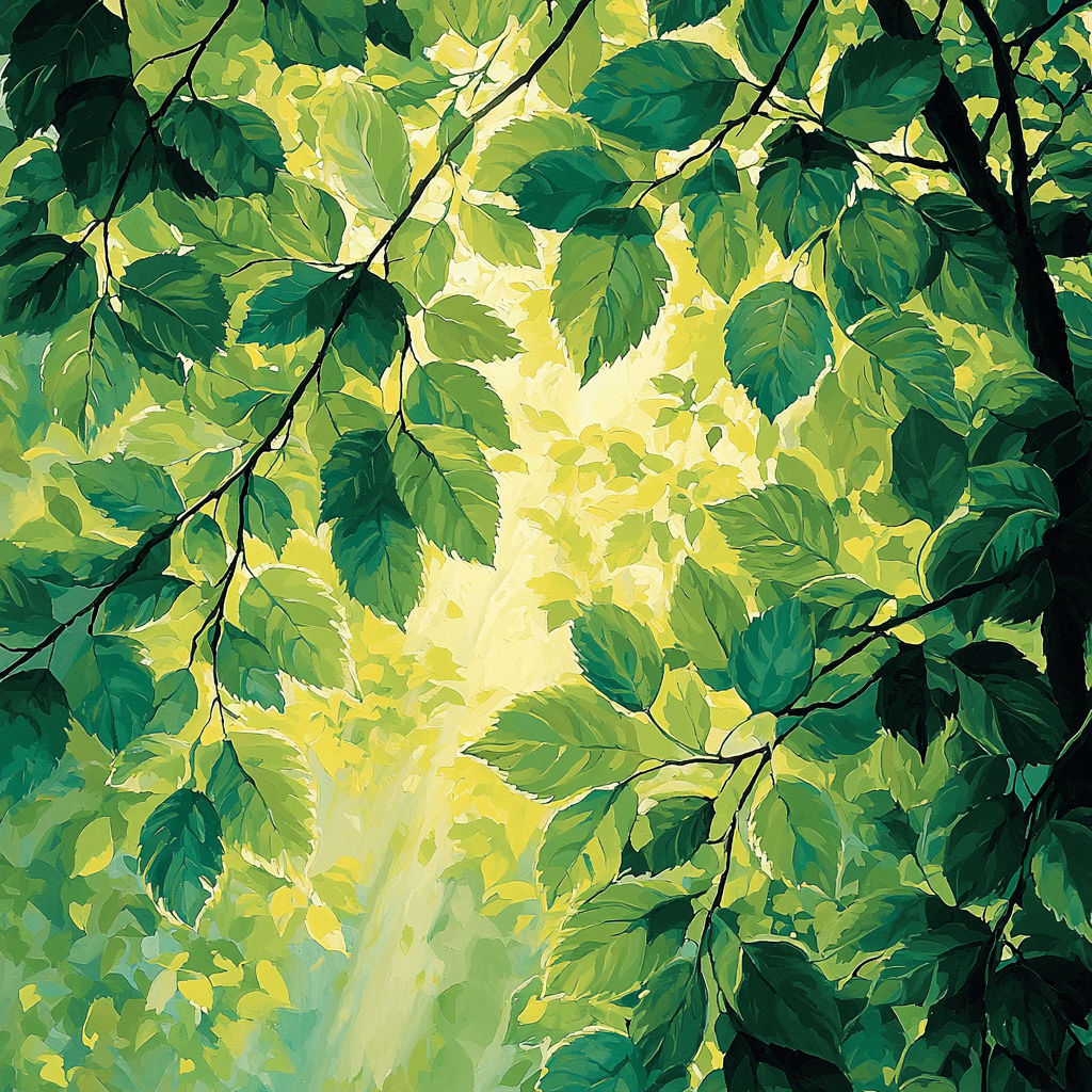 Edgar Degas Inspired Dappled Light Through Leaves Painting By Numbers Kit