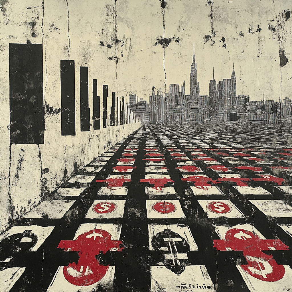 Banksy Inspired Silent Economy Painting by numbers kit