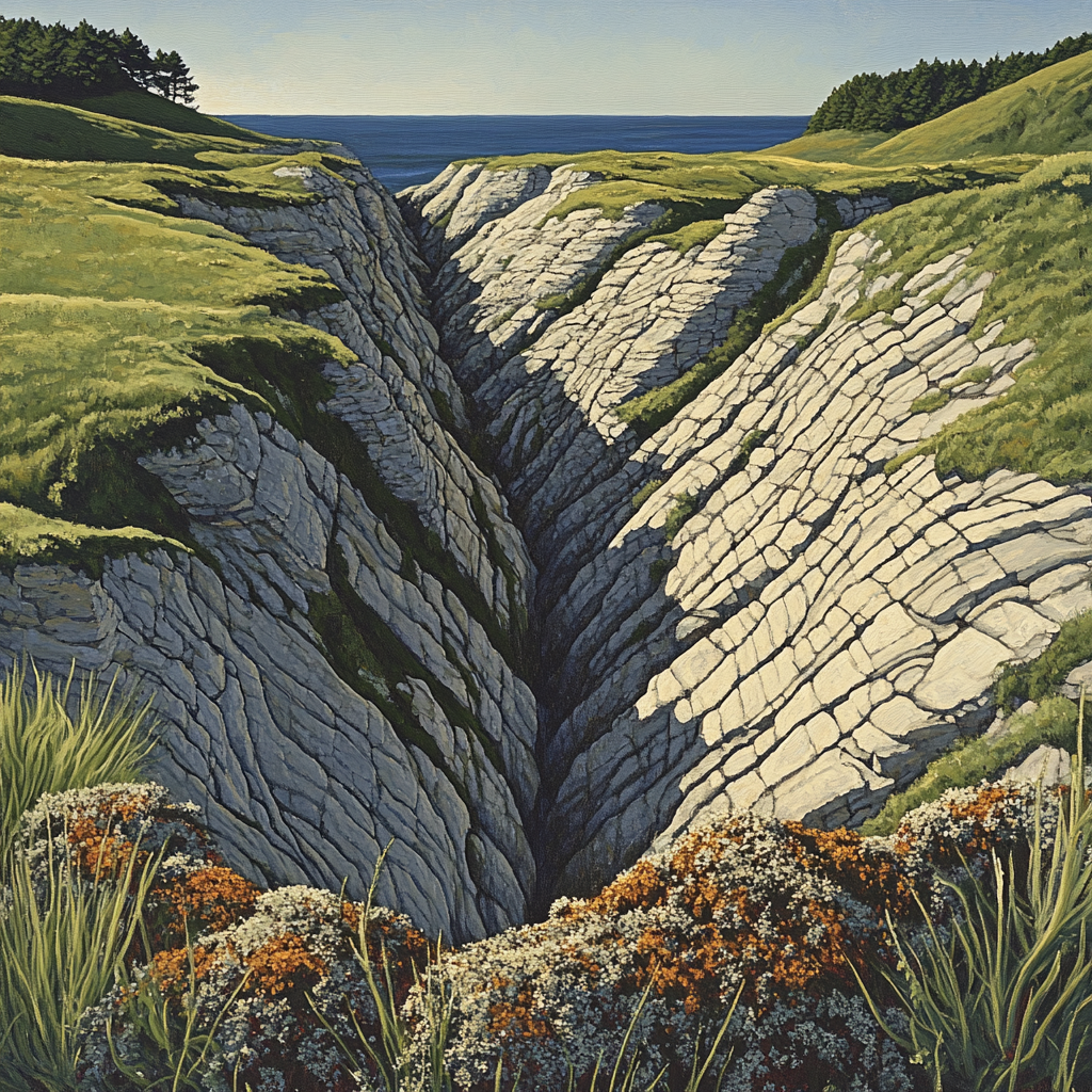 Arthur Lismer Inspired McGregor Bay Sculptural Rock Channels Paint by numbers kits