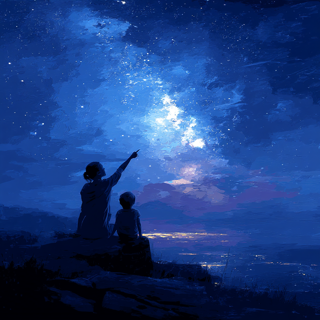 Love You To The Moon And Back Number Painting