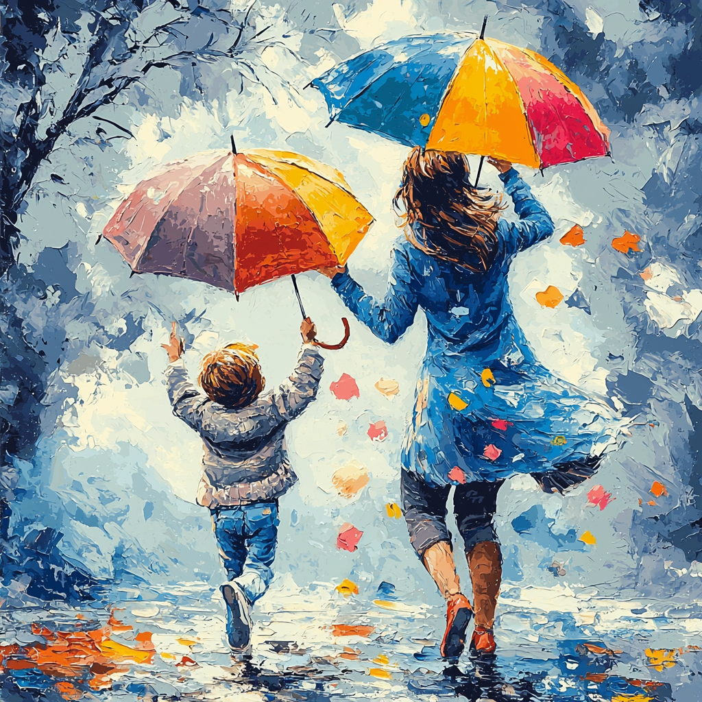 Adventures On A Rainy Day Paint By Color