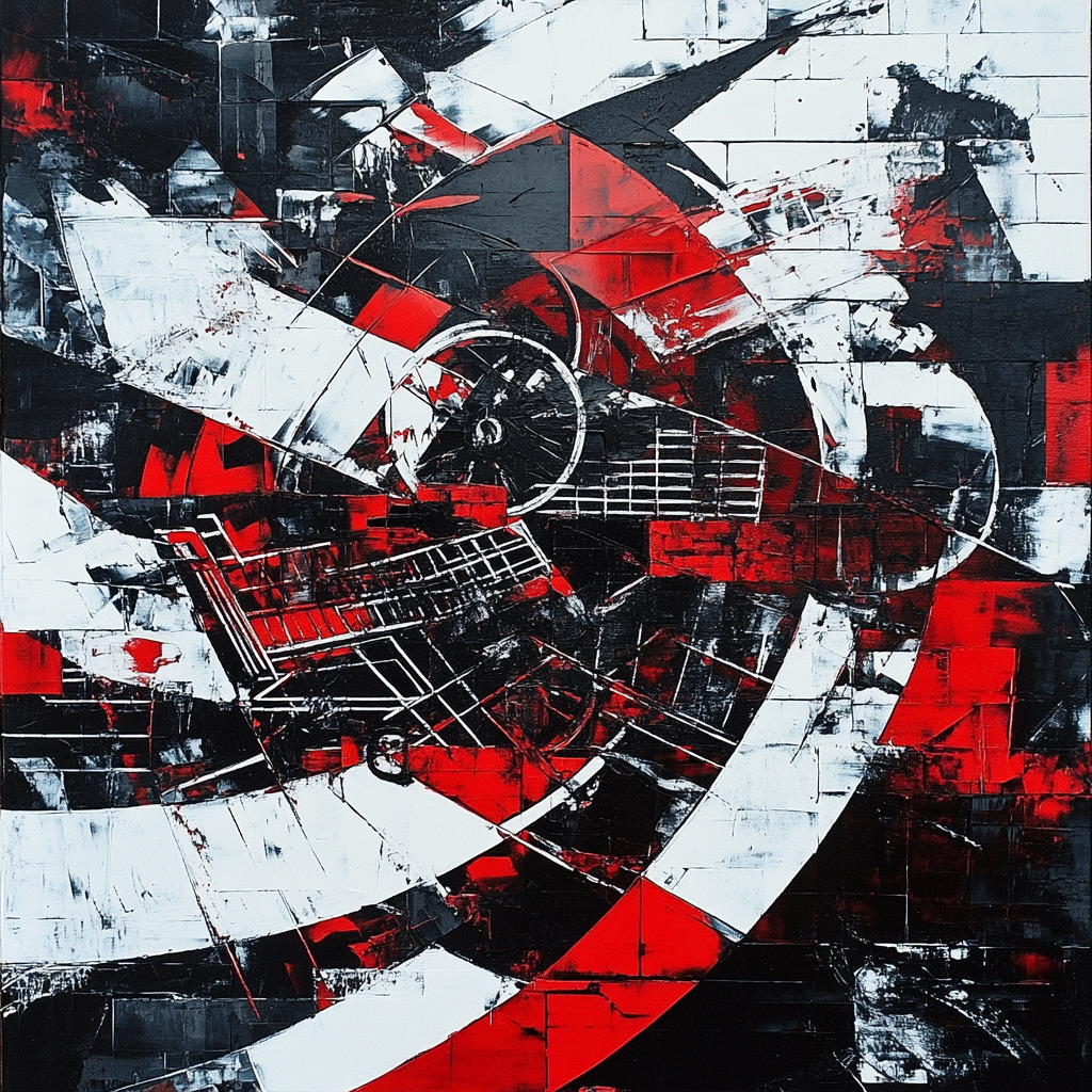 Banksy Inspired Anti-Consumerism Reflection DIY paint by numbers