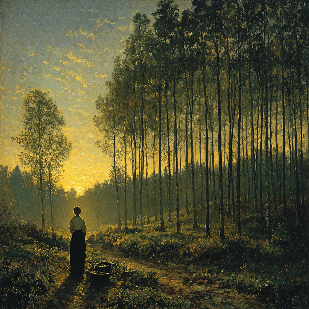 Jean-François Millet Inspired Meditative Wilderness Painting Number Kit