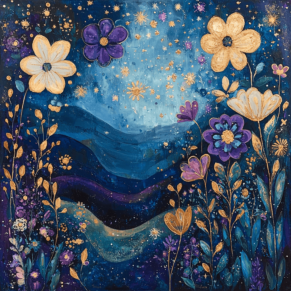 Paul Cézanne Inspired Celestial Blossom Harmony Numbered Painting Kits