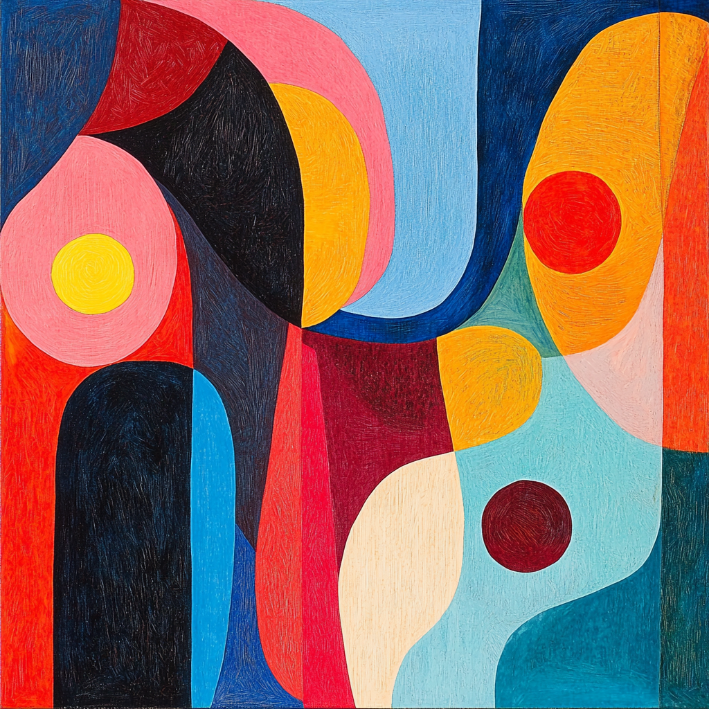 Paul Klee Inspired Balance Of Color Paint By Number