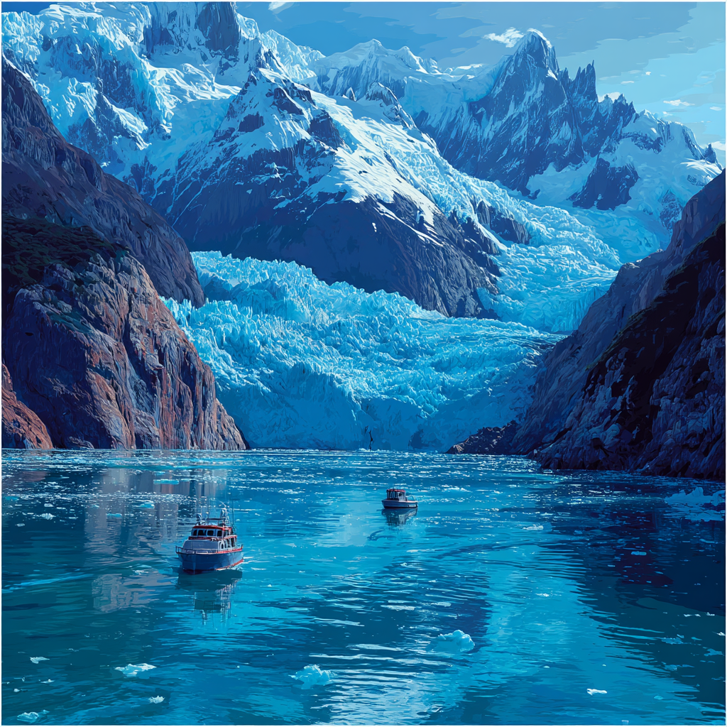 Patagonian Glacier Tours Paint By Number
