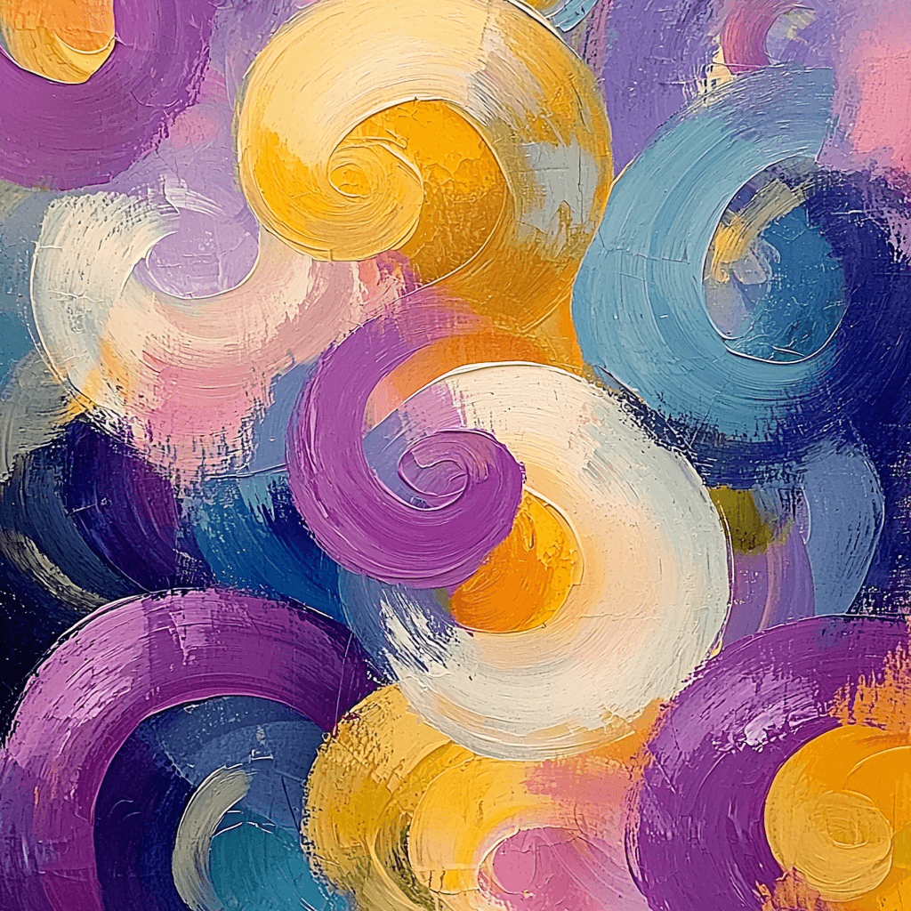 Edgar Degas Inspired Dreamscape Swirls Paint By Numbers Art