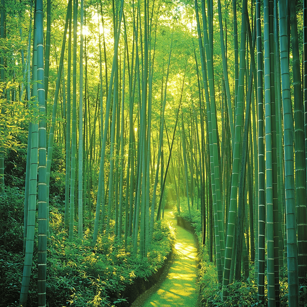 Kyoto Bamboo Forest - Japan Paint By Numbers Kits