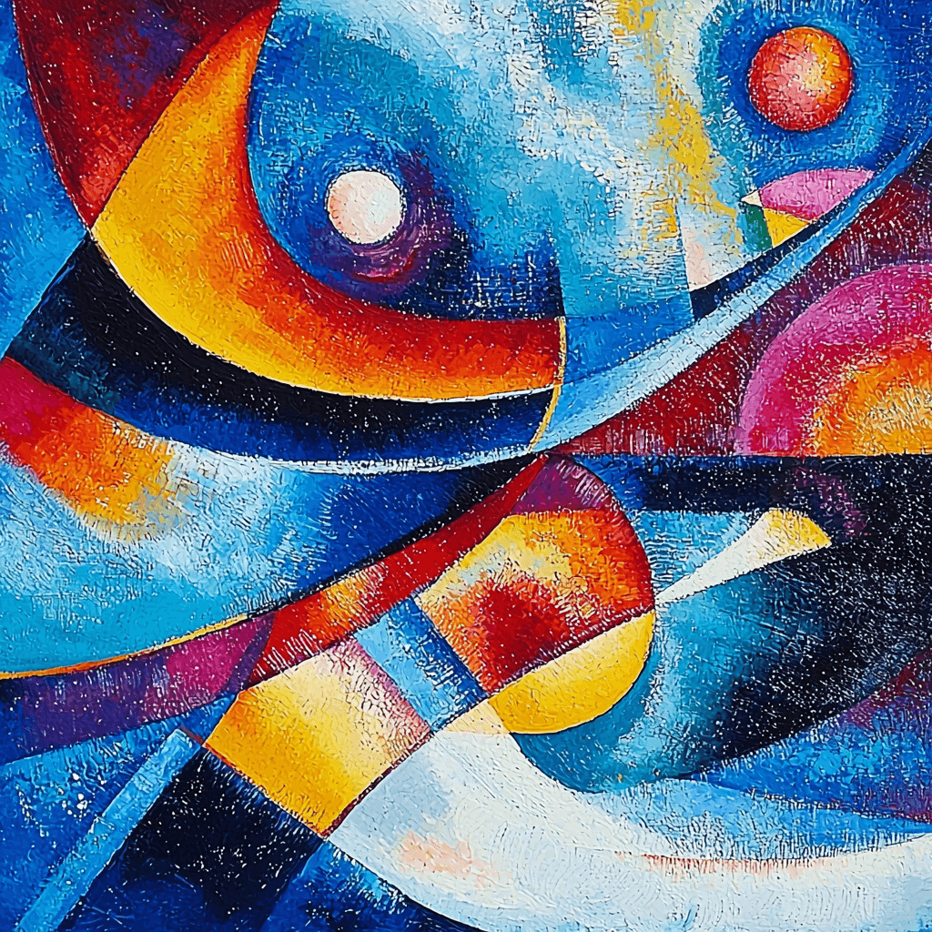 Wassily Kandinsky Inspired Rhapsody In Blue Paint By Color