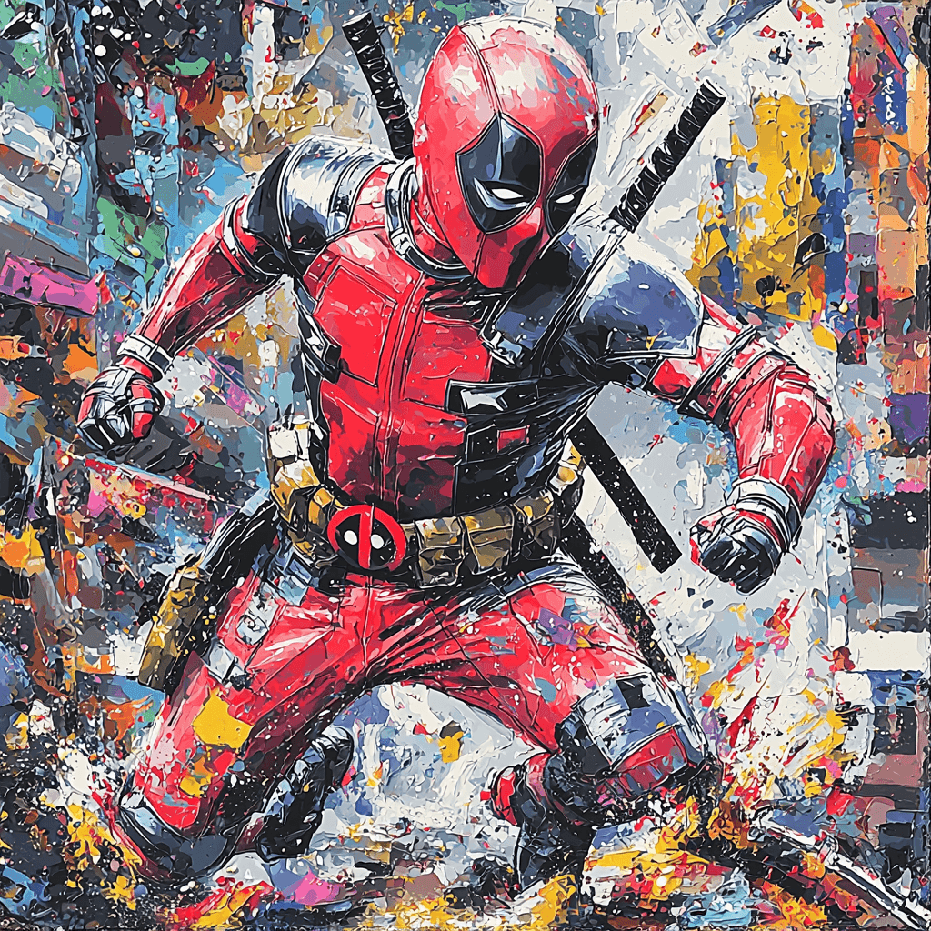 Ryan Reynolds: The Comedic Hero Unveiled Painting Number Kit