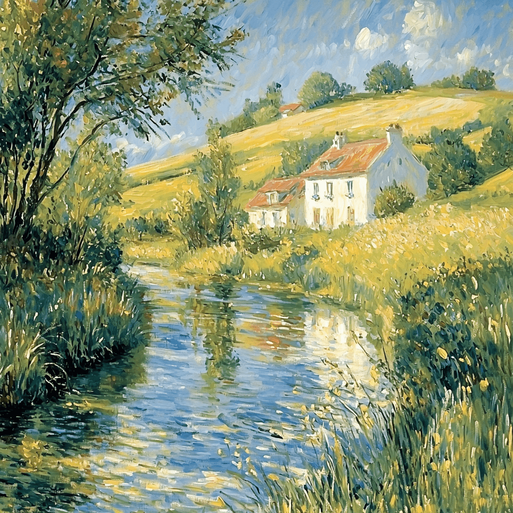 Pierre-Auguste Renoir Inspired Pastoral Scenes Of Renoir Paint By Numbers Kits
