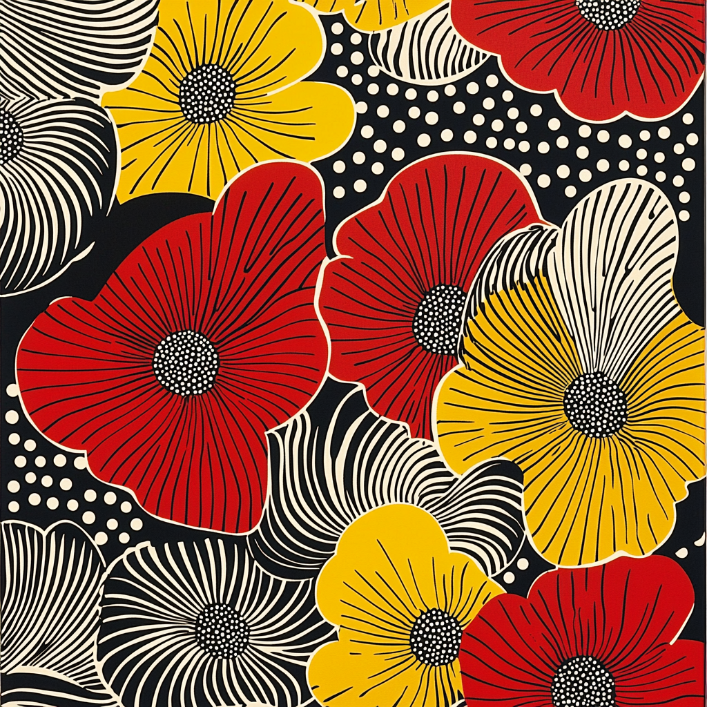 Yayoi Kusama Inspired Kaleidoscopic Realms Painting By Numbers Kit