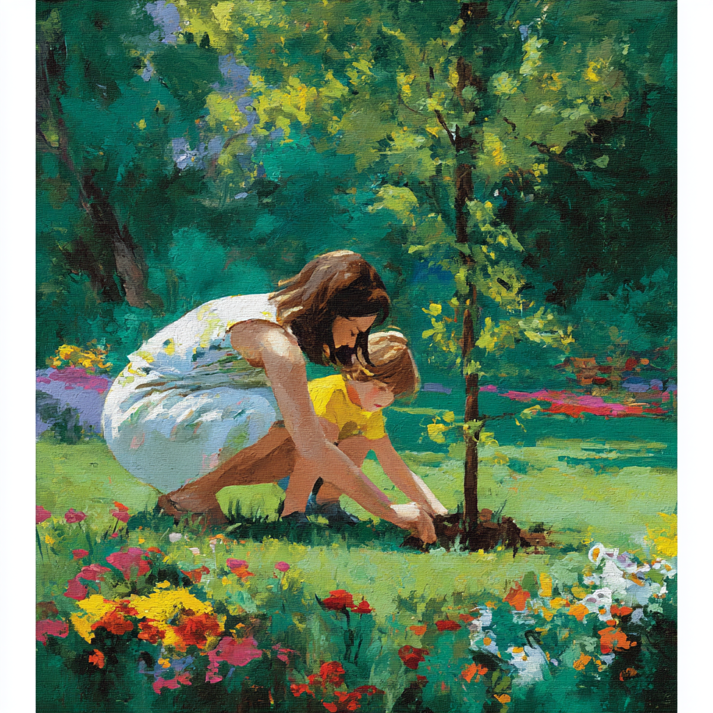 Mother Nature's Blessing Painting By Numbers Kit