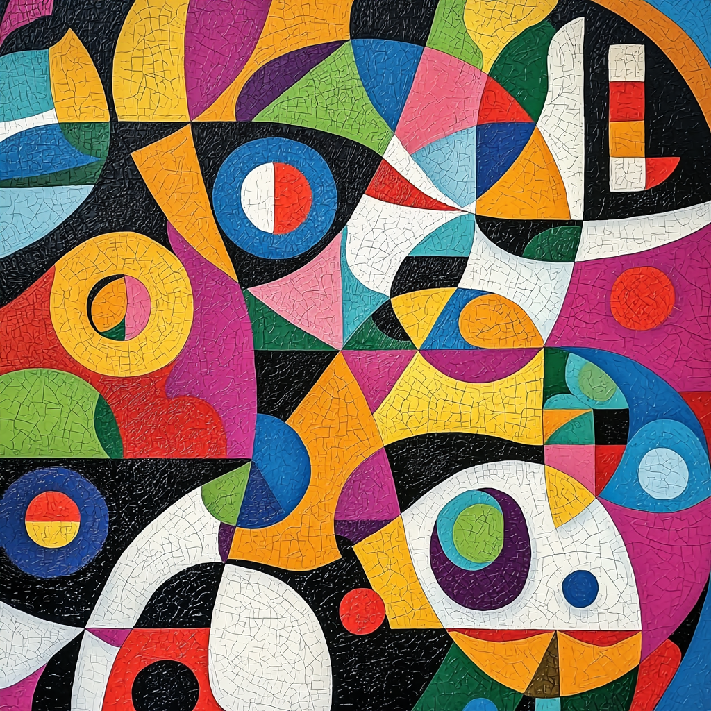 Joan Miró Inspired Euphoric Dimensions DIY Paint By Numbers