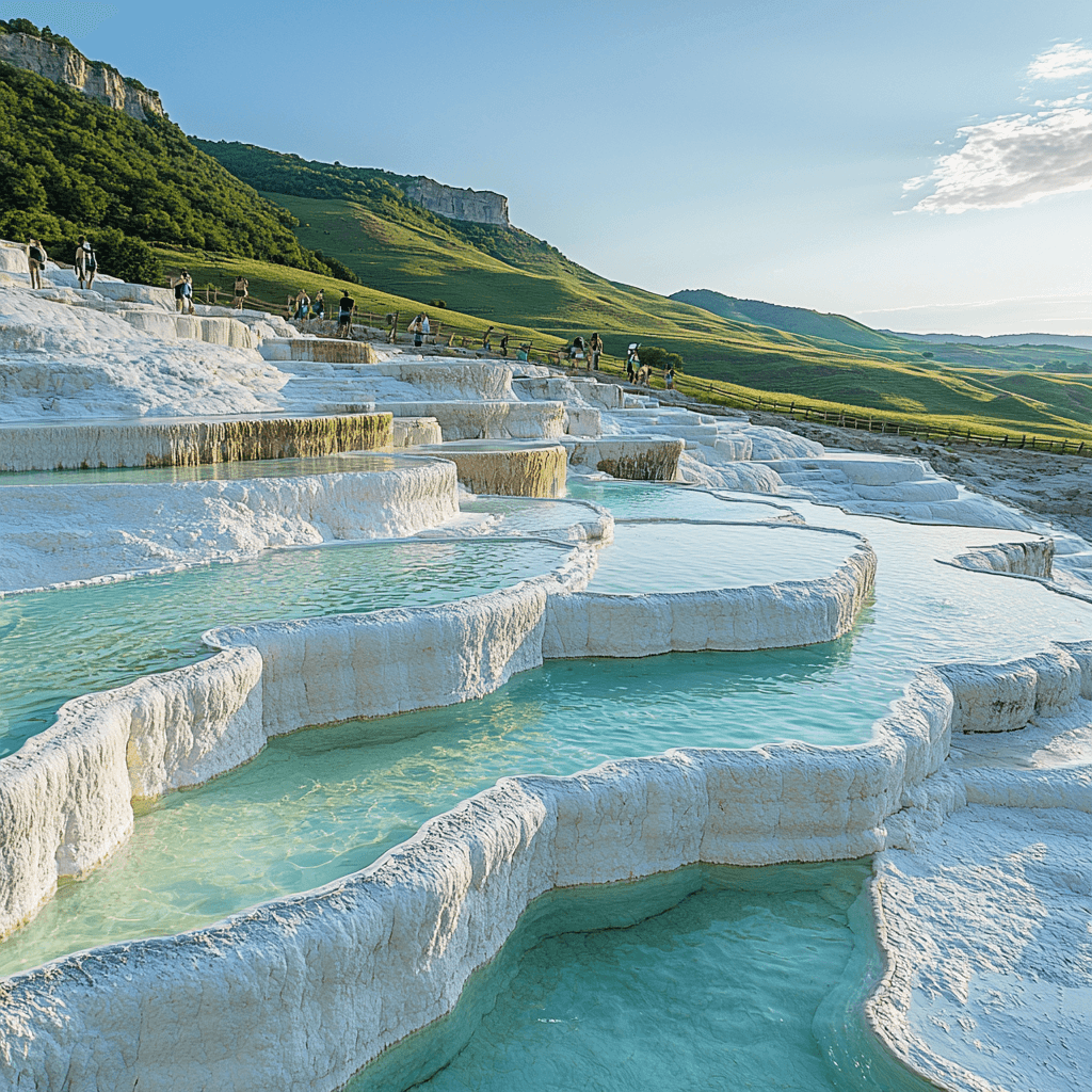 Pamukkale Thermal Pools Paint By Color