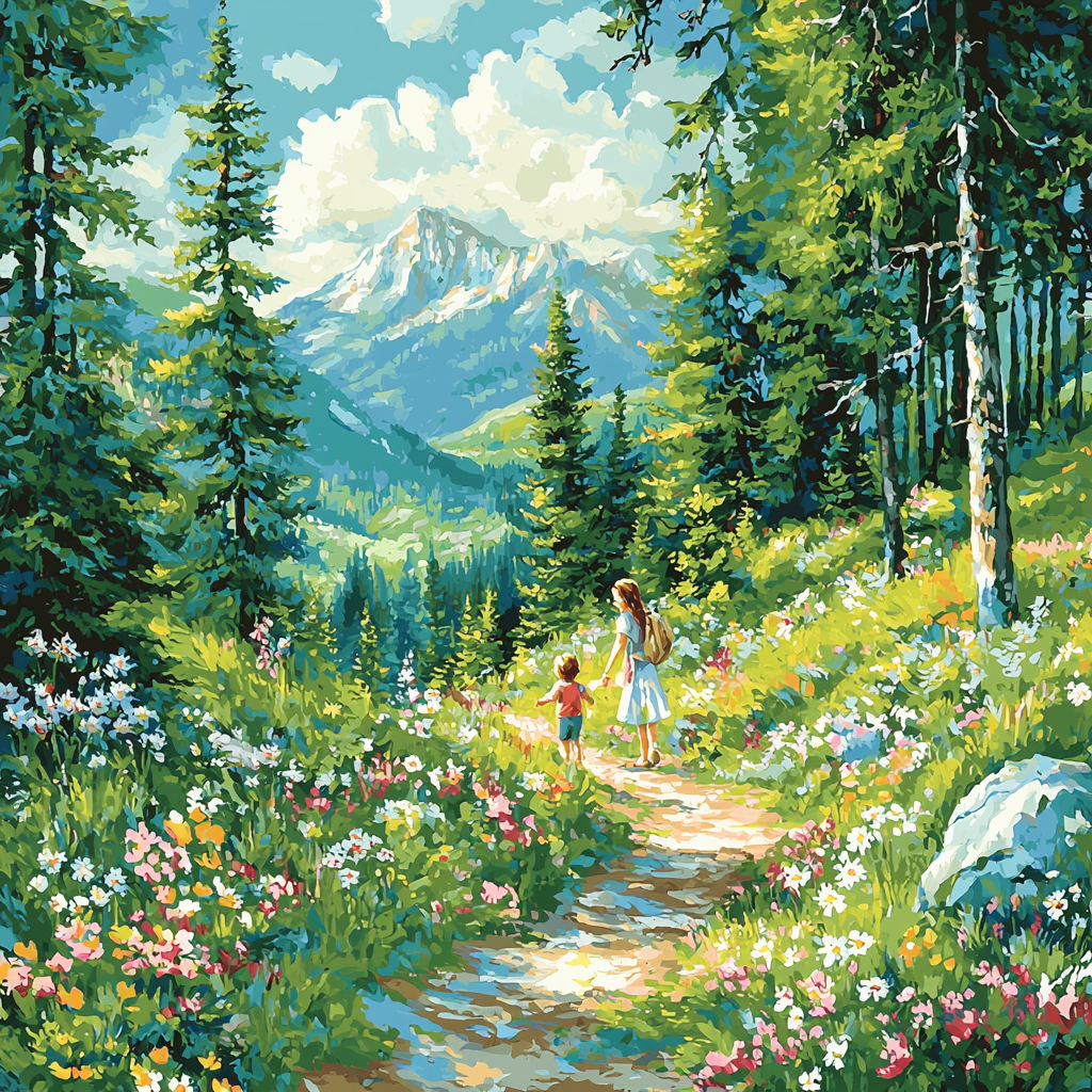 A Love Story In Every Step Paint By Numbers Kits