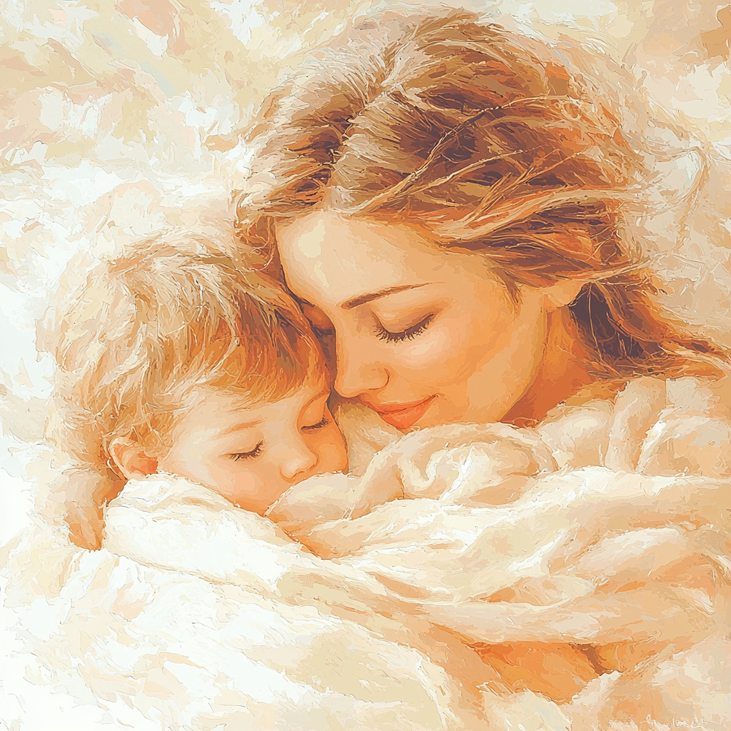 The Warmth Of Hugs Painting Number Kit