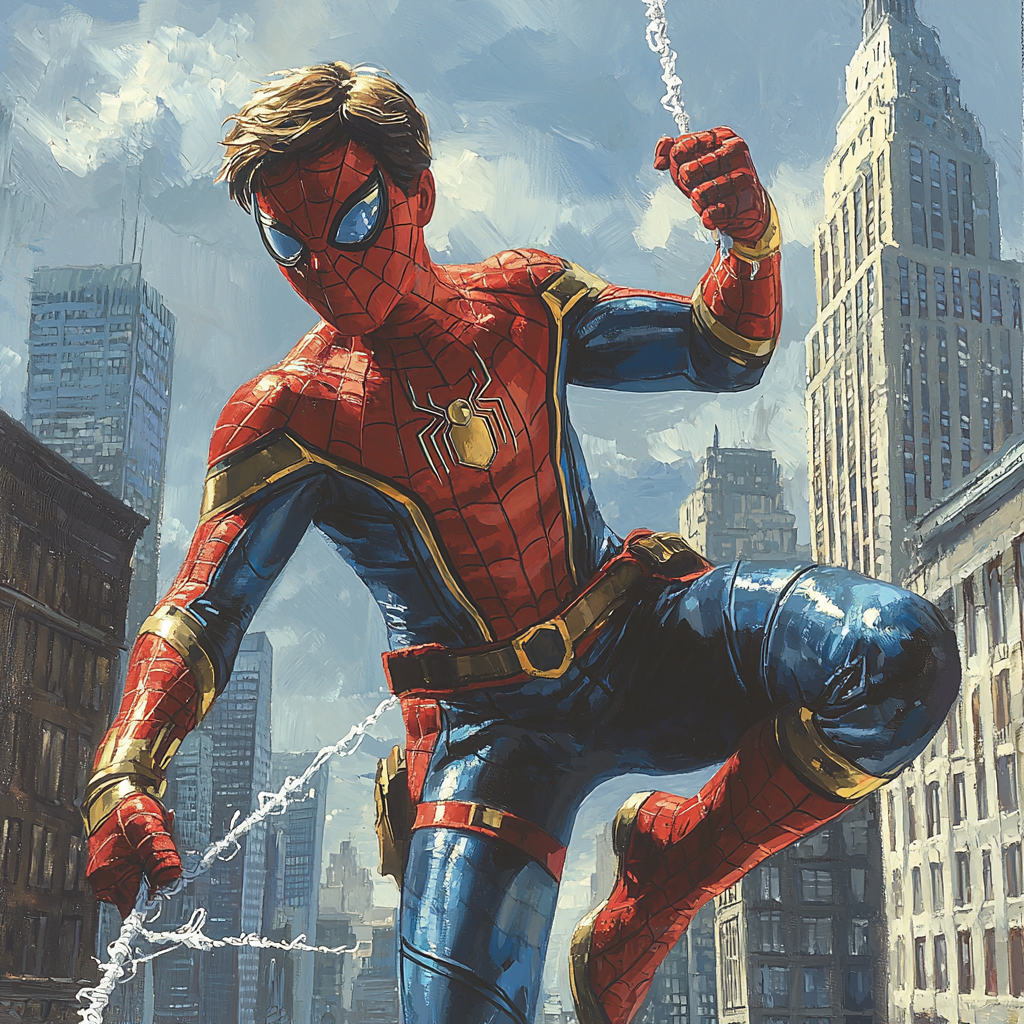 Tom Holland: The Web-Slinger Of Dreams DIY Paint By Numbers