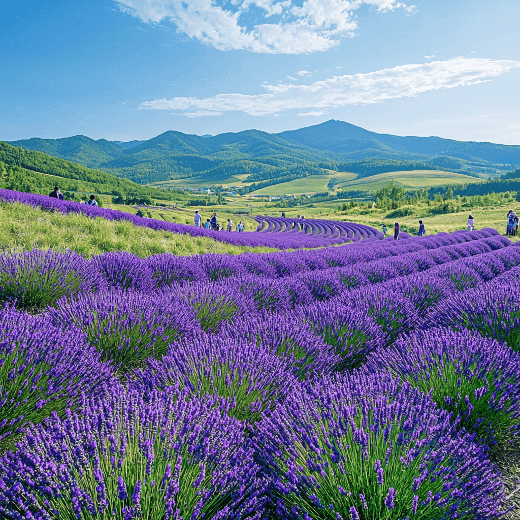 Hokkaido Lavender Fields Paint By Number