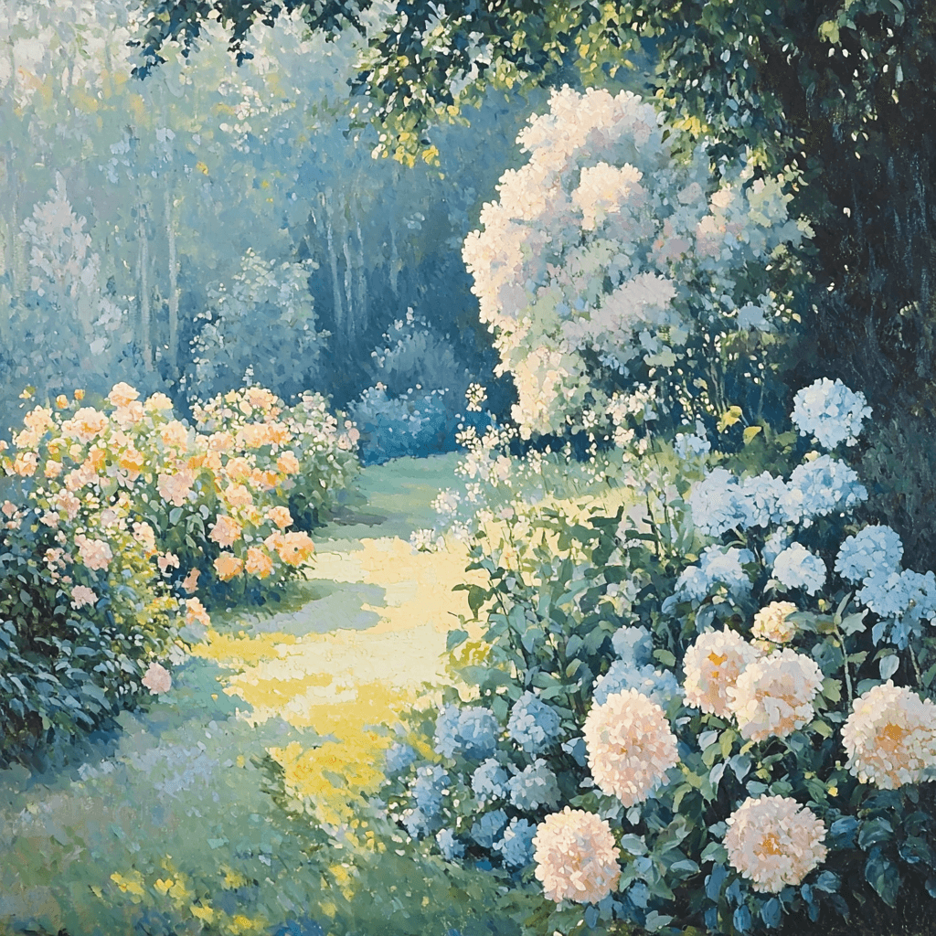 Edgar Degas Inspired Sunlit Gardens Of Tranquility Paint By Number