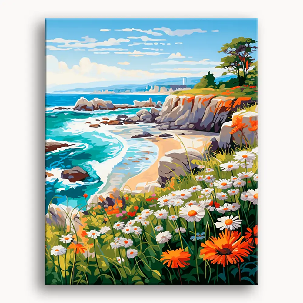 Happy Painting Exclusive DIY Paint by Number Kit Stress Relief Relaxation Toys Beginner Painting Kits Handicrafts with Lions Flowers & Birds Designs