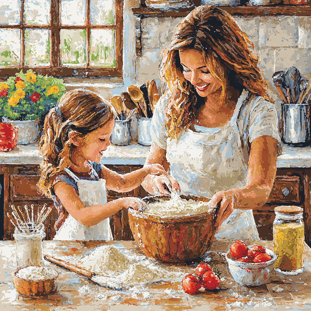 Baking Together Paint By Numbers Kits