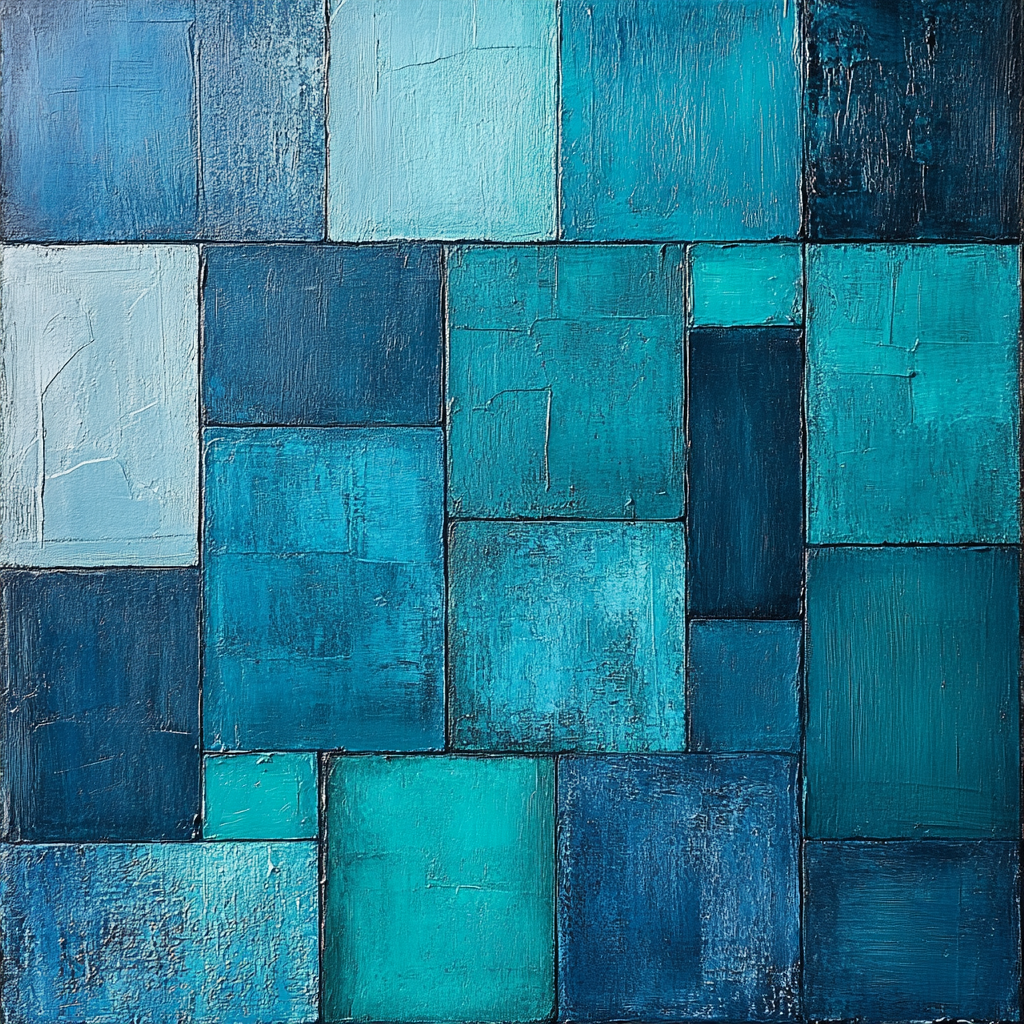 Mark Rothko Inspired Ocean Abyss Numbered painting kits