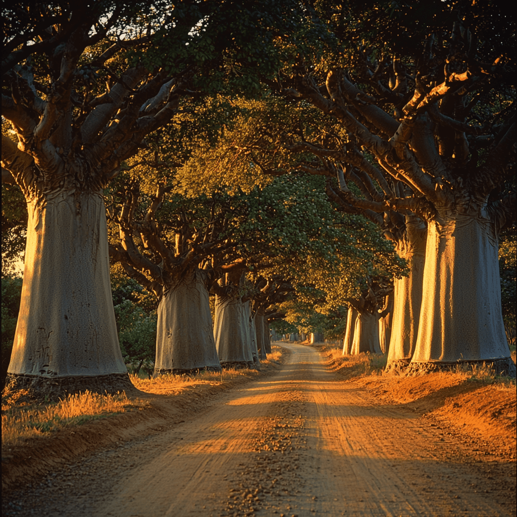Avenue Of The Baobabs - Madagascar Paint By Numbers