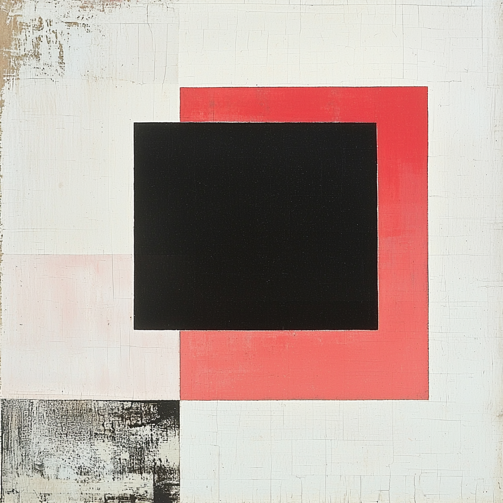 Kazimir Malevich Inspired Structure Of Silence Paint By Numbers Art