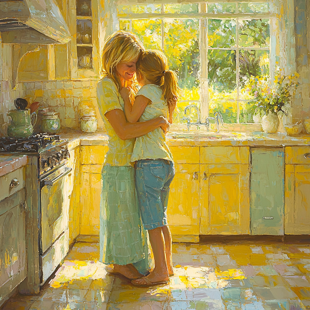 Morning Hugs And Sunshine Painting Number Kit