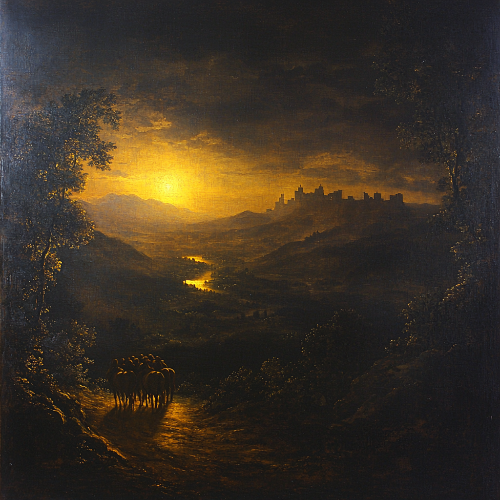 Caravaggio Inspired Illumination's Threshold Paint By Numbers Kits