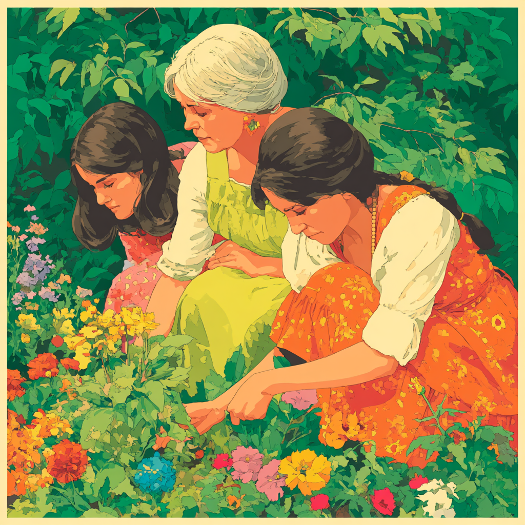 Generational Garden Paint By Color