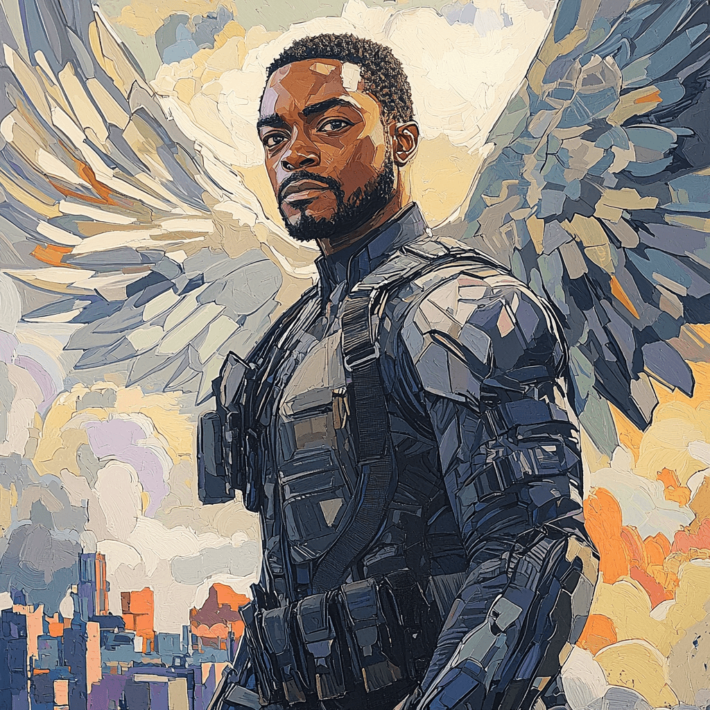 Anthony Mackie: The Soaring Spirit Of Falcon Numbered Painting Kits