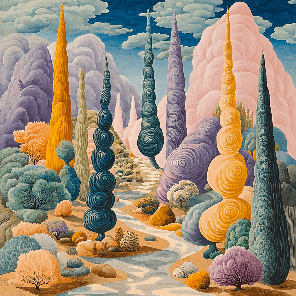 Max Ernst Inspired Surreal Wilderness Expedition Paint By Numbers Kits