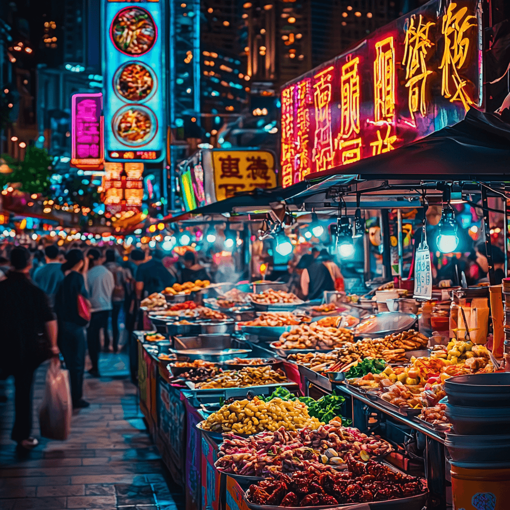 Shilin Night Market Paint By Color