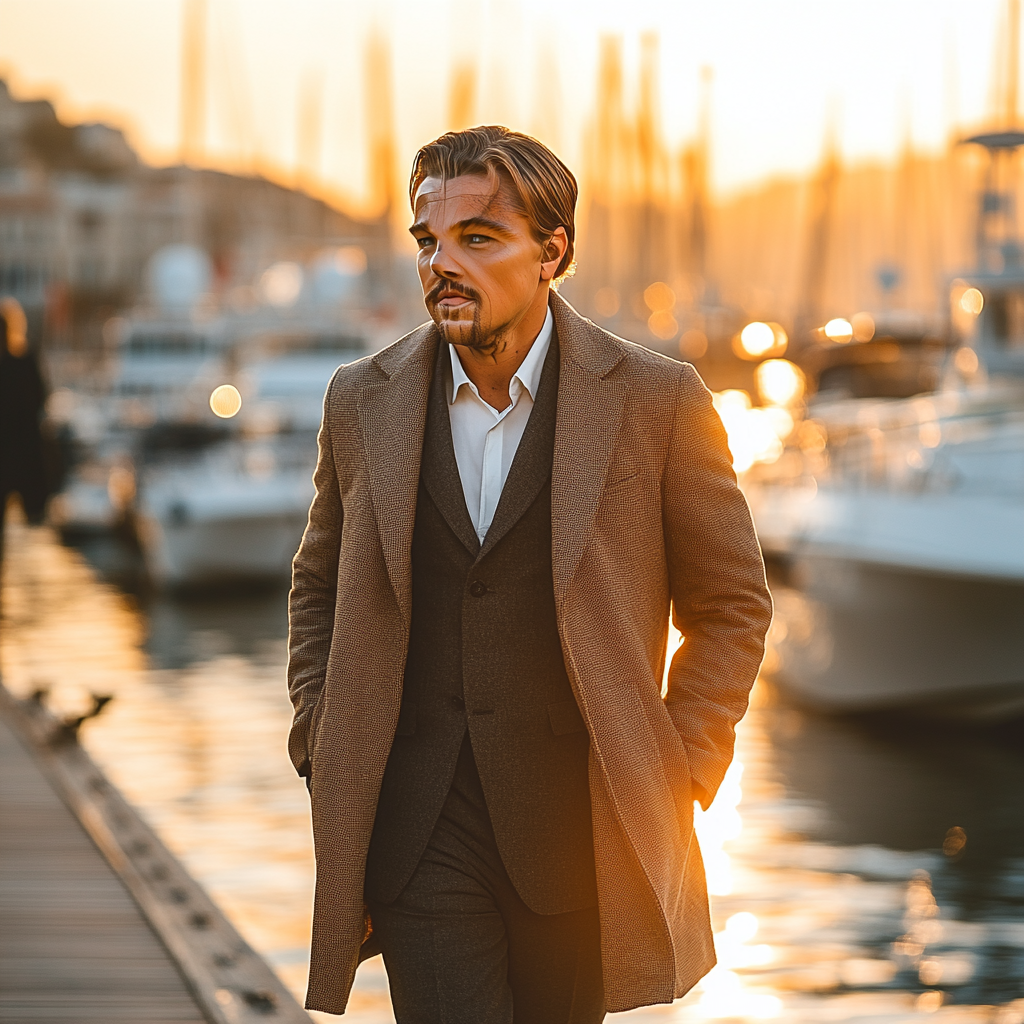 Leonardo DiCaprio: Charting Windward Dreams Beyond The Horizon paint by color