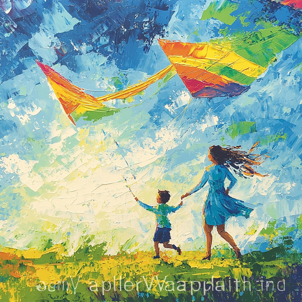 Love In The Air Numbered Painting Kits