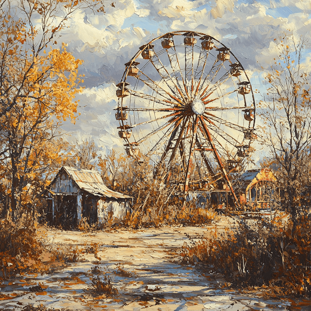 Spreepark - Berlin Painting By Numbers Kit