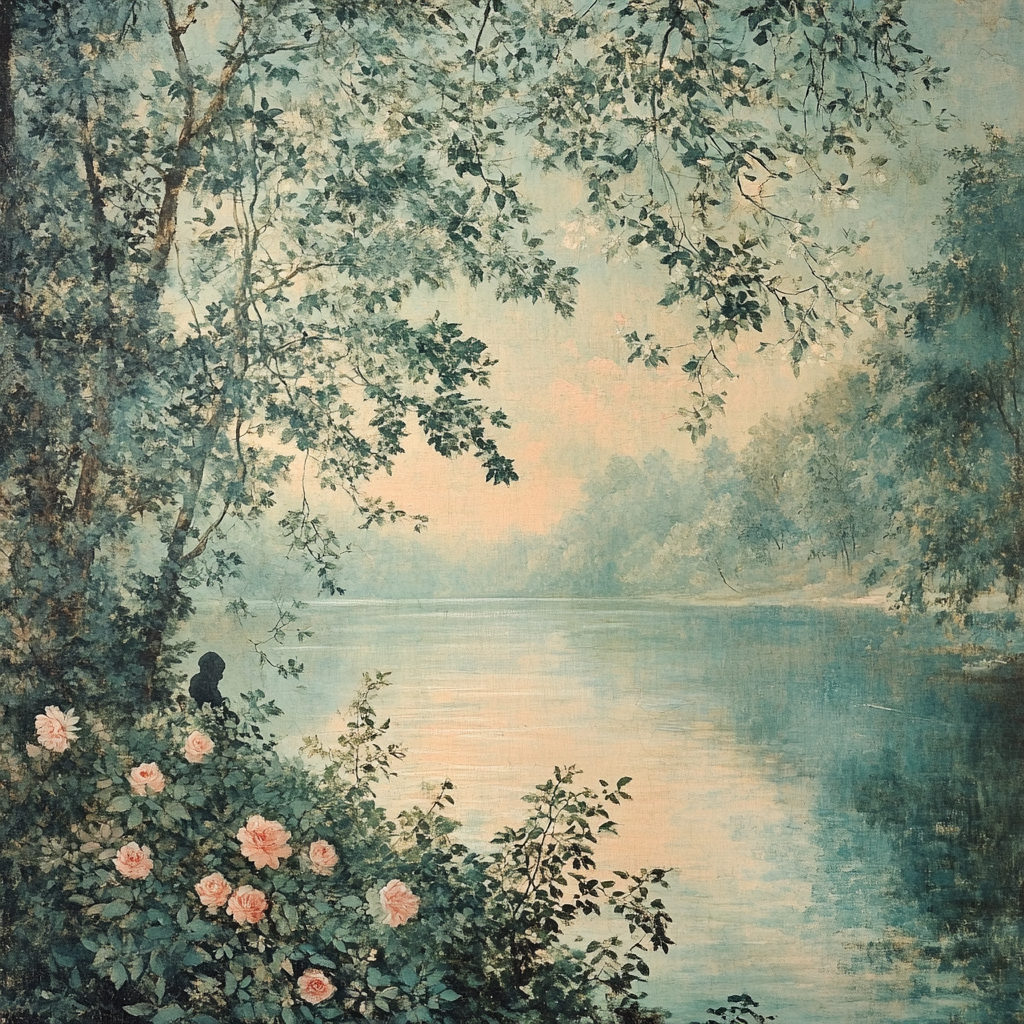 John Everett Millais Inspired Woodland Requiem paint by number
