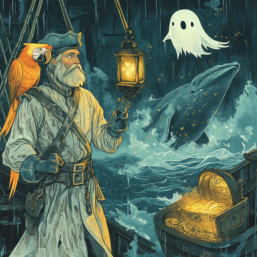 Ghoulish Pirate Goofy Paint by numbers kits