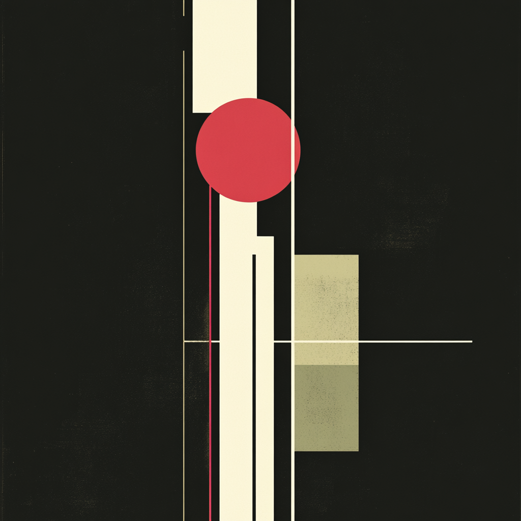 Kazimir Malevich Inspired Void And Axis DIY paint by numbers