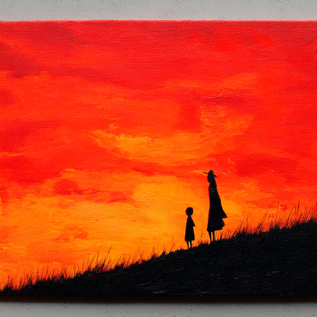 Evening Silhouettes Painting Number Kit