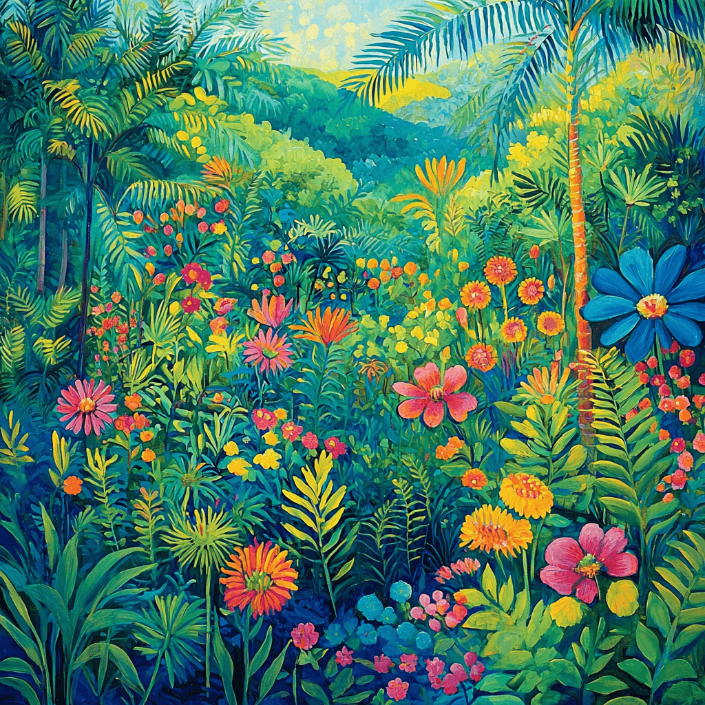Henri Rousseau Inspired Ethereal Dreamscapes DIY Paint By Numbers